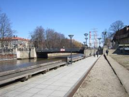 Die Birzos (Börse) Brücke, 2013.